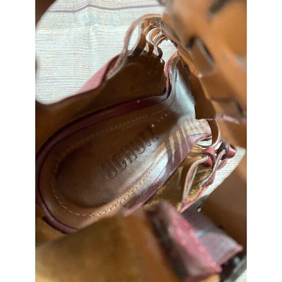 Schutz Women's Red Orchid Gladiator Stilleto Heel - 10B - Picture 13 of 13